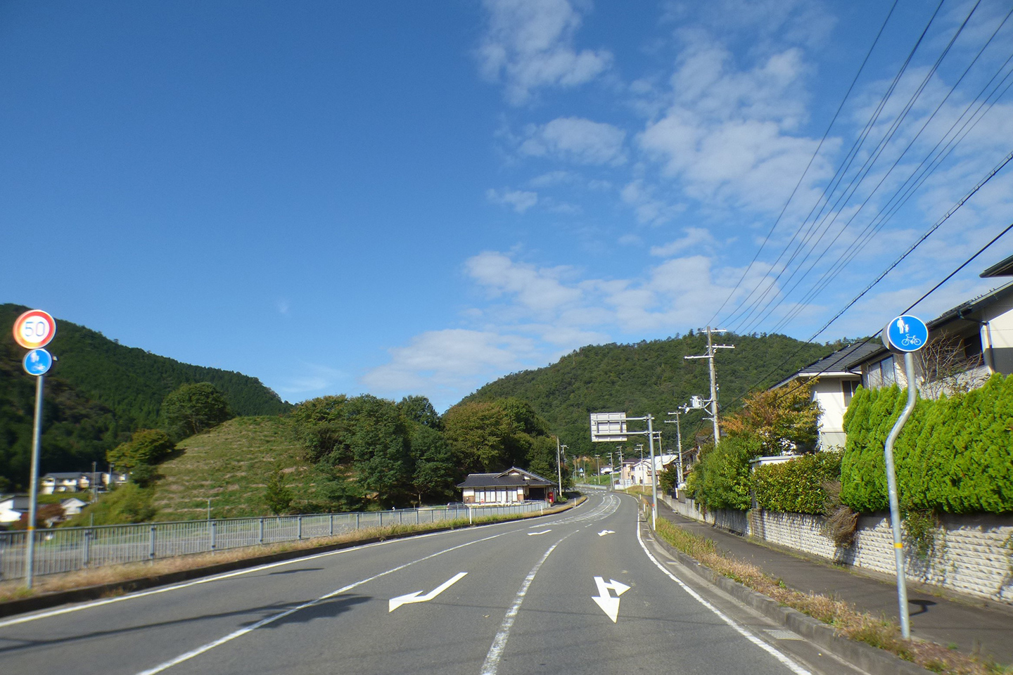 緑道も地域の皆さんの協力により、きれいに保たれています。